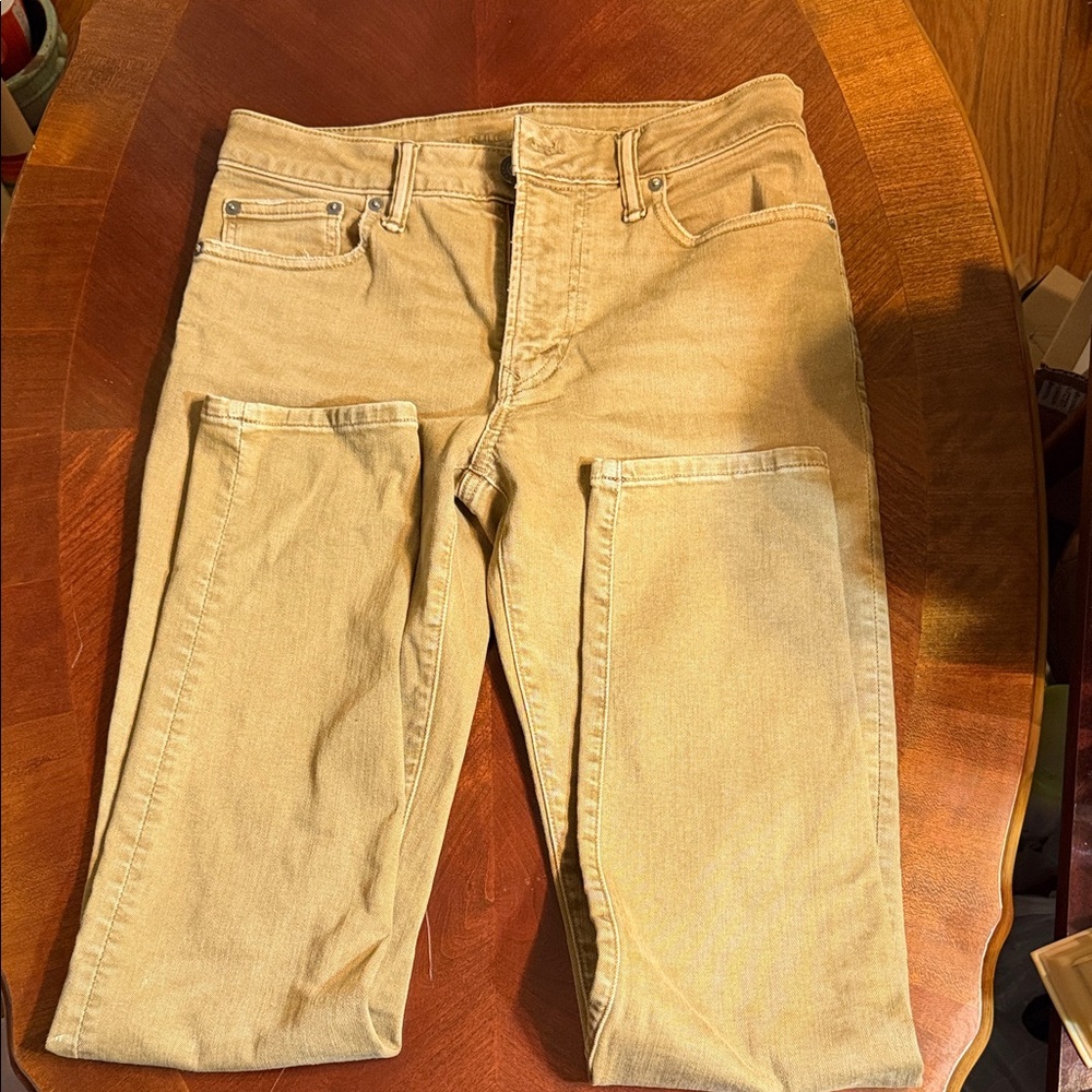American Eagle Outfitters Tan Skinny Jeans